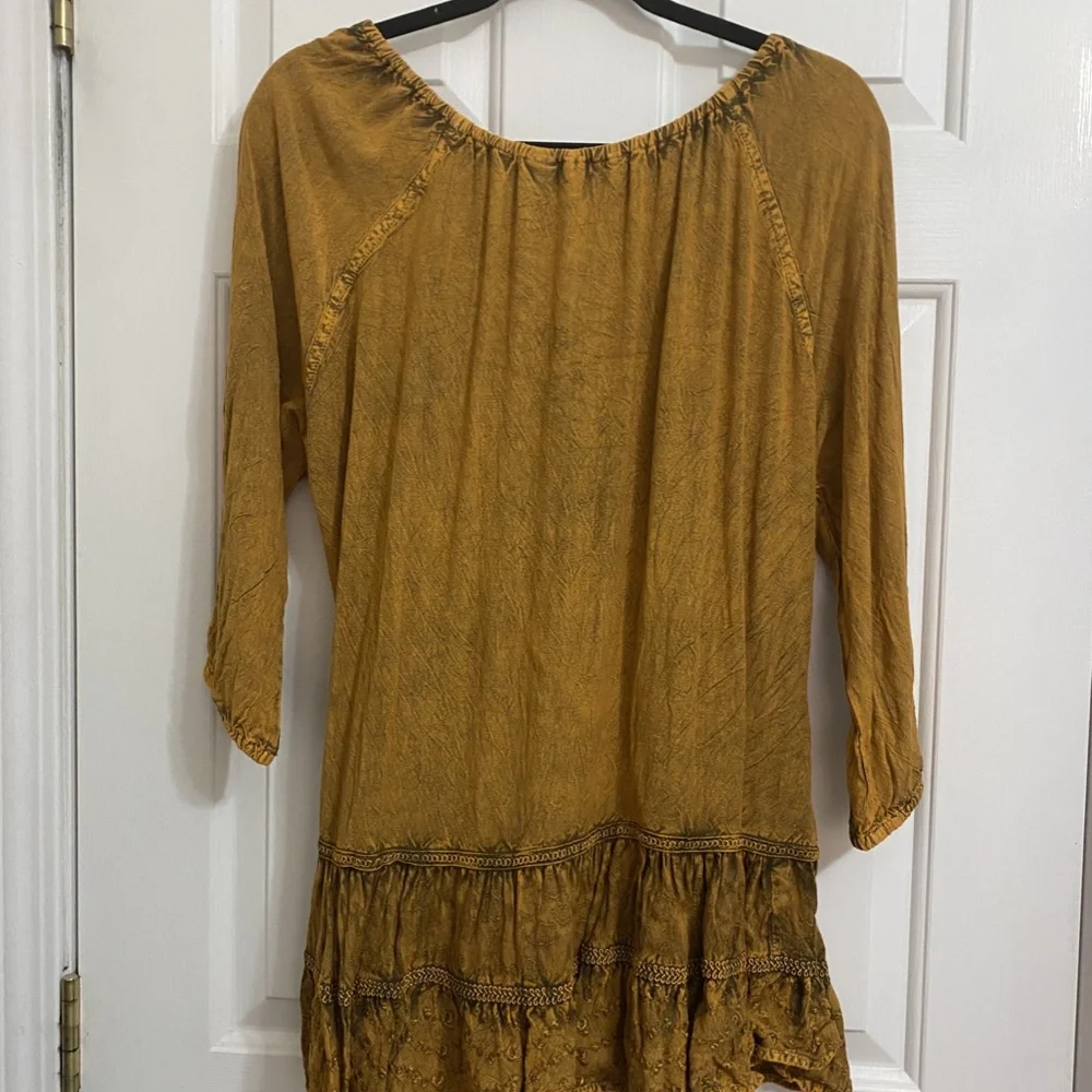 Argan Traders Gold embroidered top - Picture 4 of 6
